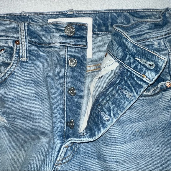 Mother Superior Women’s Jeans Size 26 The Tomcat Distressed Straight Leg Pant - Picture 15 of 15